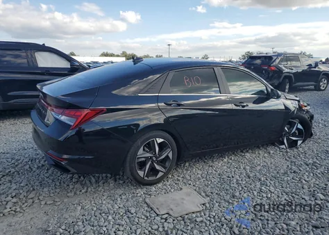 2022 Hyundai Elantra Limited from USA, damaged, VIN 5NPLP4AGXNH055061